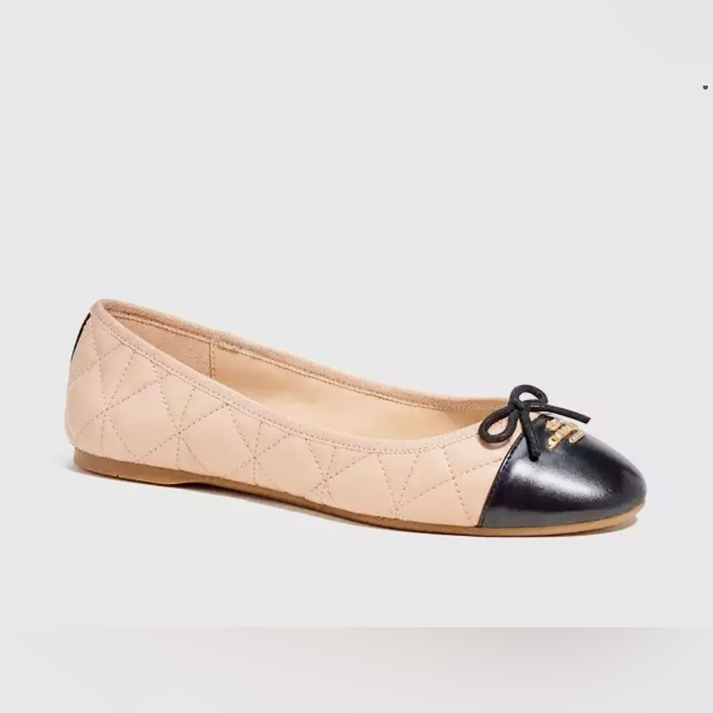 Coach Genuine Leather Allyson Quilted Ballet Flats Size 10 - Picture 13 of 16